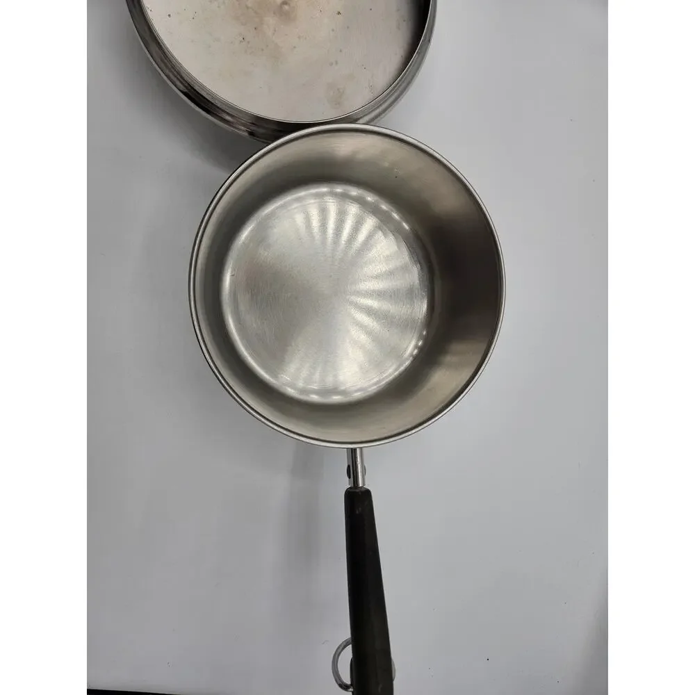 Revere Ware 1 Quart‎ Tall Sauce Pan Stainless Steel with Lid EUC
